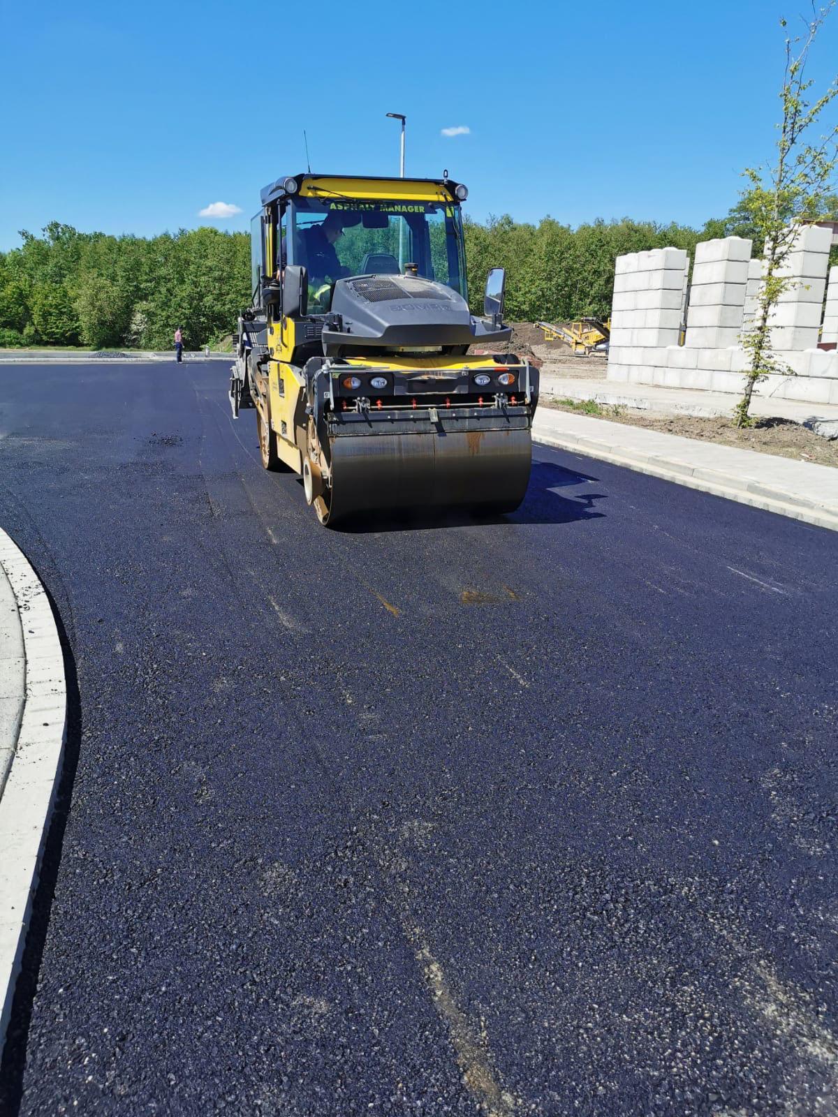 Asfaltovanie cesty Hannover